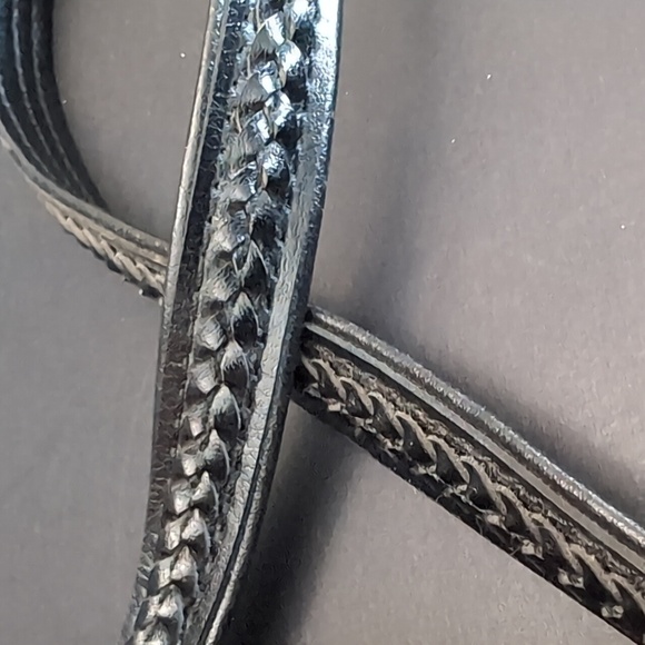 Vintage Brown /Black Faux Snakeskin Leather Marc Chantal MC Shoulder Bag. - Picture 9 of 16